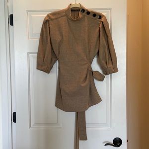 ZARA Tie Back Blouse